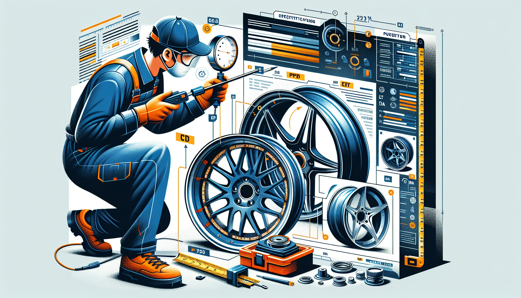 Как правильно выбрать диски для автомобиля: проверка PCD, ET и DIA